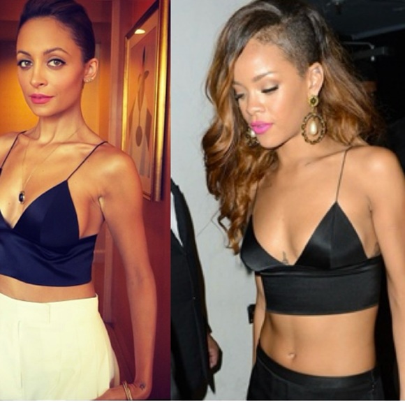 T by Alexander Wang Champagne/ Rose Gold Satin Top - Picture 5 of 5